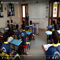 STD - 6 STUDENT TAKING CLASS